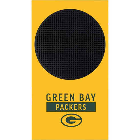 NFL Green Bay Packers Yellow Performance Series Xbox Series S Console Skin